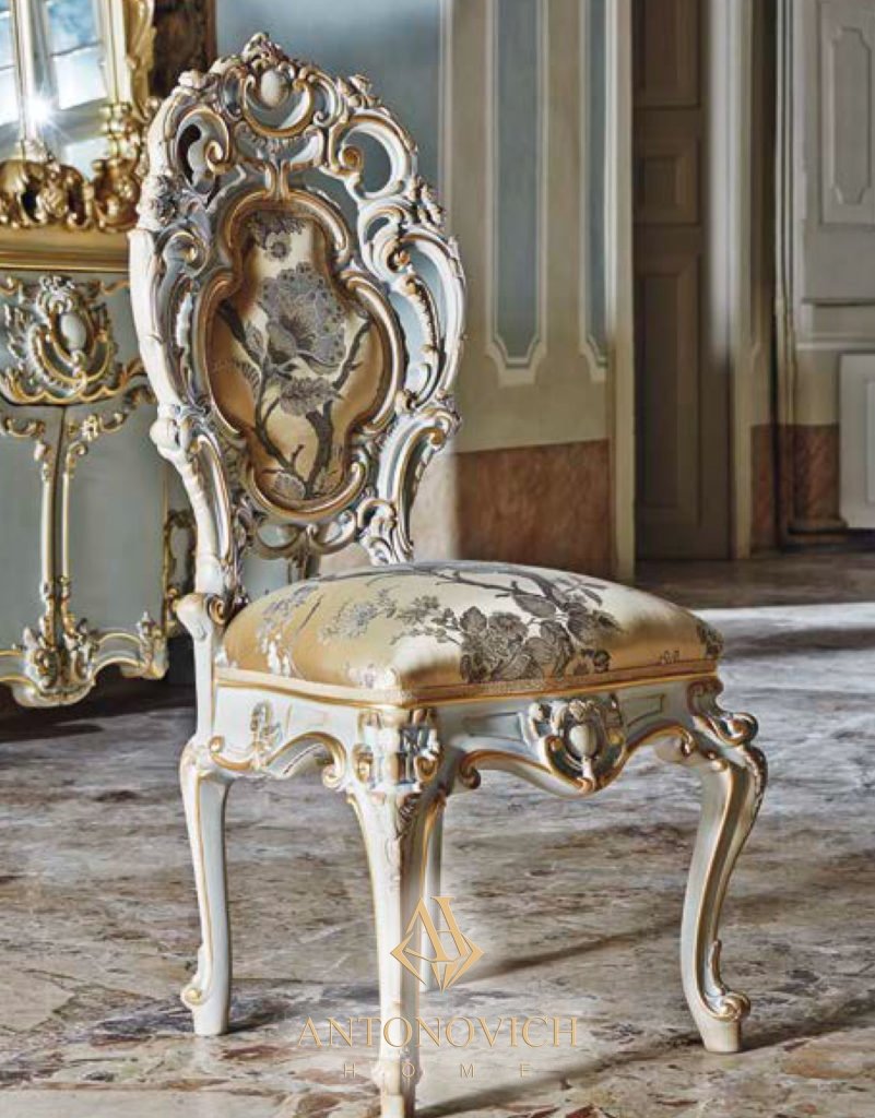 столы и стулья в стиле барокко